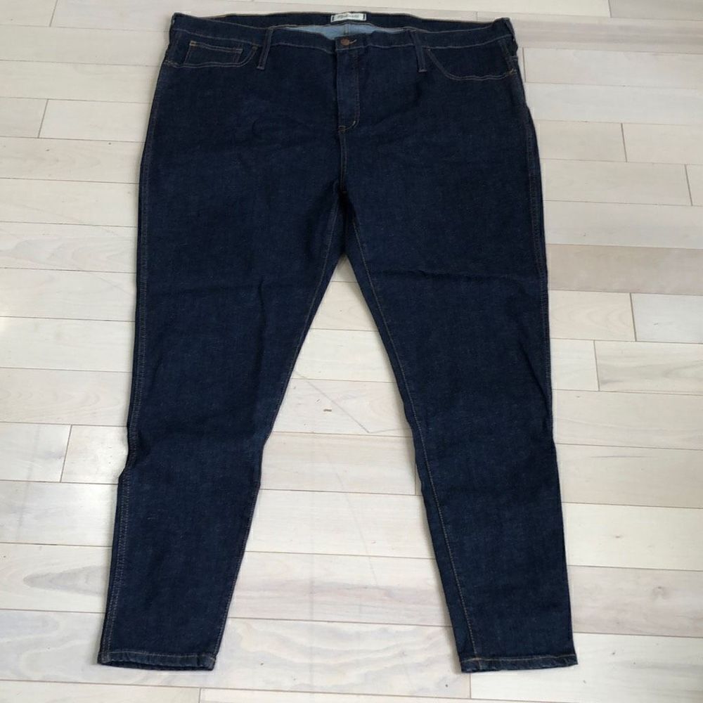 Madewell Women's Curvy High Rise Skinny Jeans Blue Size 37 NWOT